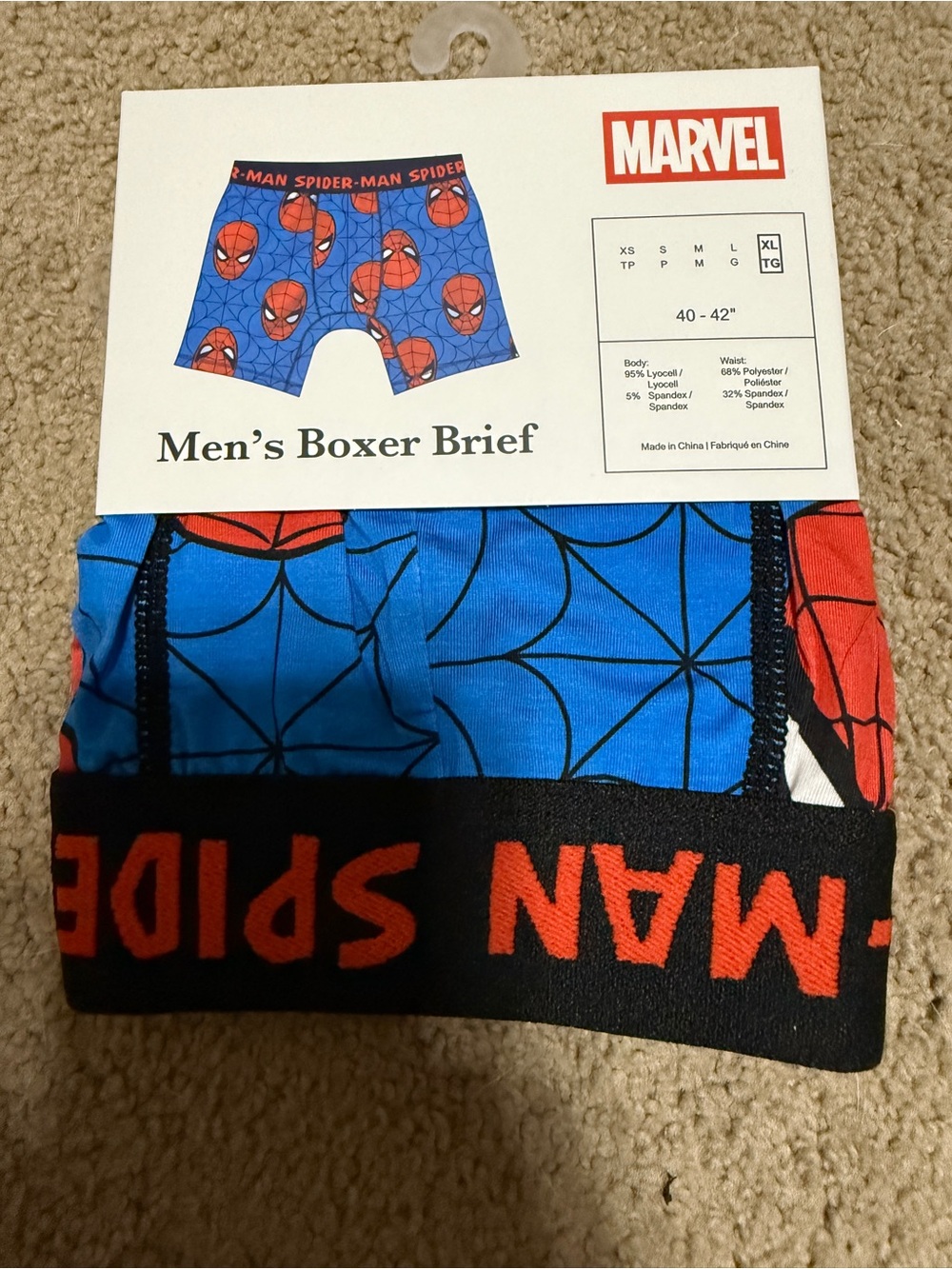 Marvel Spider-Man Boxer Briefs - Blue & Red
